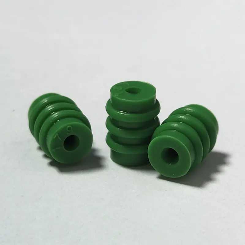 Plugue de silicone verde de 1,3 mm