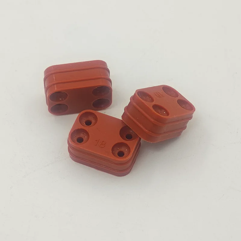 4 vedações de conector de silicone de 4 pinos