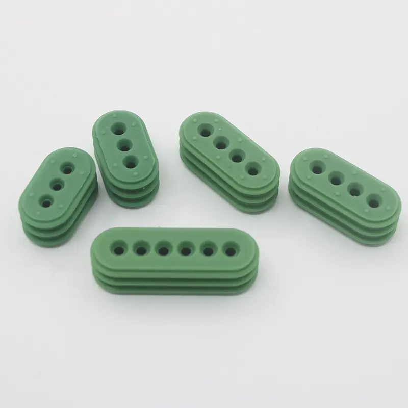 Vedações do conector verde