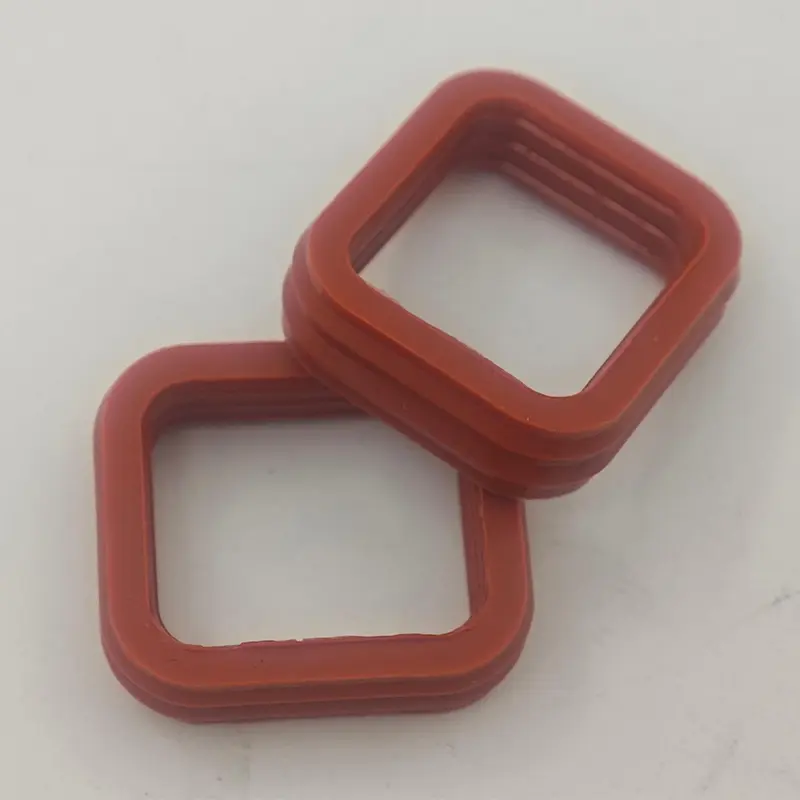 Junta de conector automático vermelho